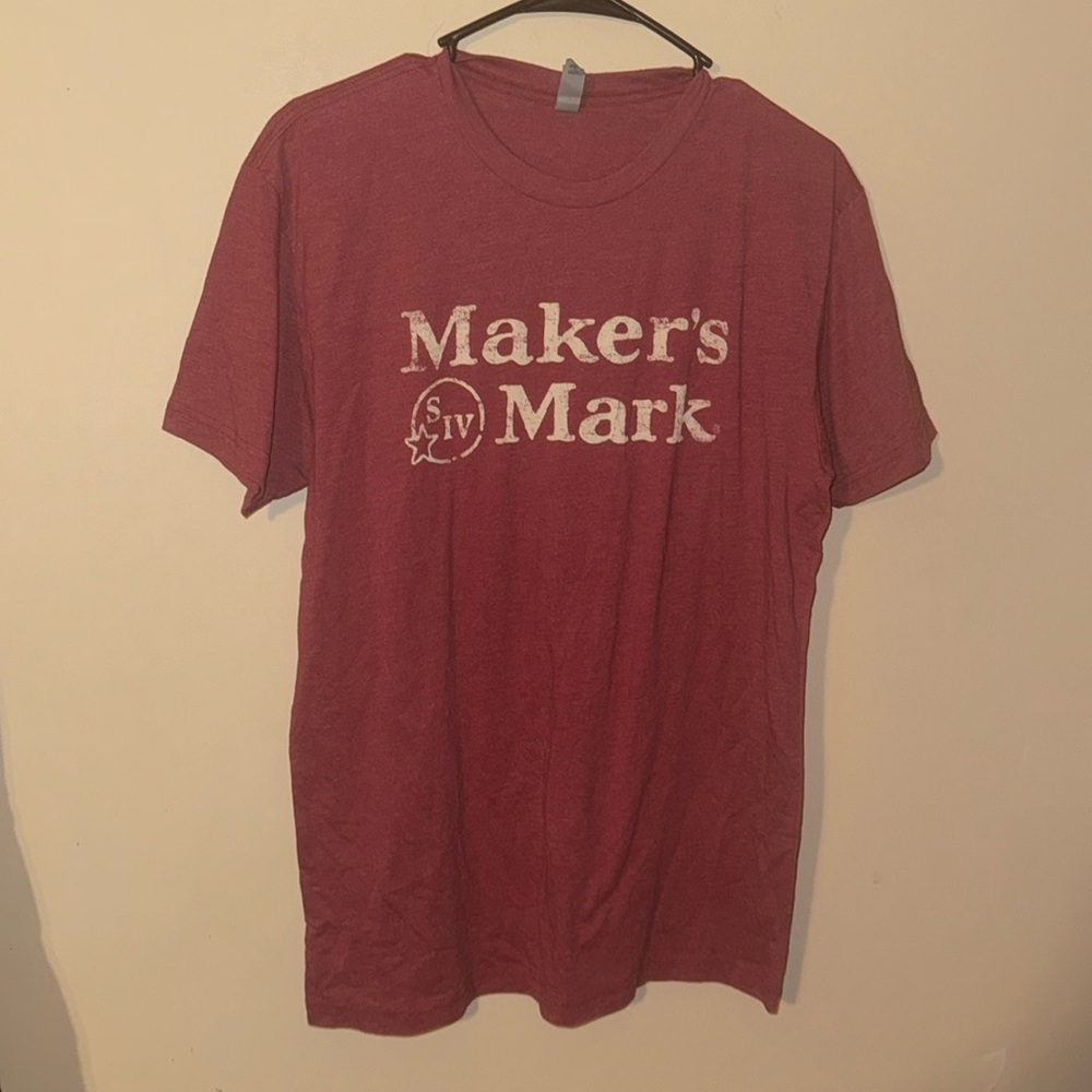 Makers Mark Medium Red T-shirt